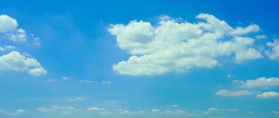 blue sky with clouds