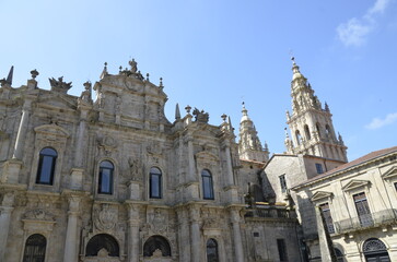 Santiago de Compostela, España. Ciudad gallega donde finaliza el camino de Santiago.