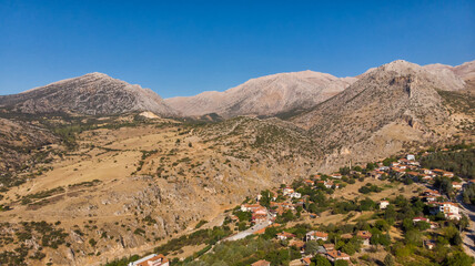 Village Barla near Egirdir lake, Isparta city in Turkey