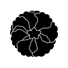 牡丹紋・八重裏牡丹（やえうらぼたん）