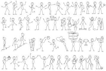 figure people set ,contour, vector