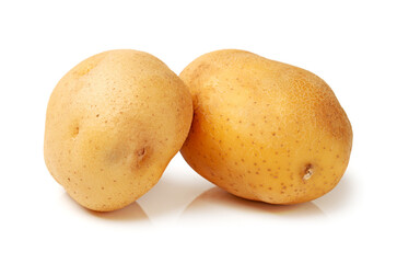 New potato isolated on white background 