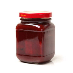 Chinese Fermented Bean Curd (Fu Ru) on white background