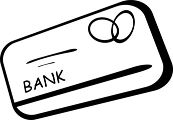 The credit card is used to deposit and withdraw money and to pay

