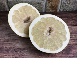slice of pomelo