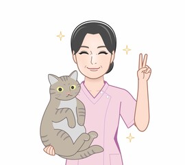 猫が好きな女性