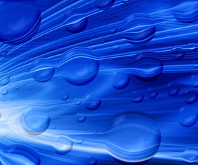 abstract blue water drop background 