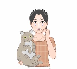 猫が好きな女性