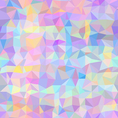 Geometric seamless abstract pattern low poly style.