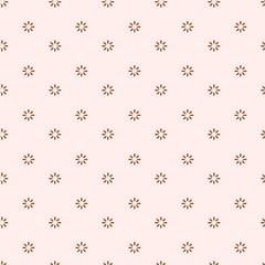 Boho stars seamless pattern. Doodle hand drawn stars background. Naive decor for nursery, kids room, apparel