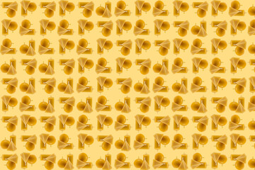 Abstract composition of natural beeswax candles