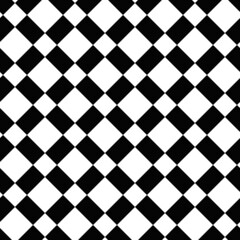 Geometric checker rectangles pattern. Vector diagonal chess pattern.