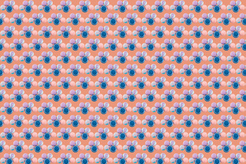 Abstract symmetrical background of spotted bath balls