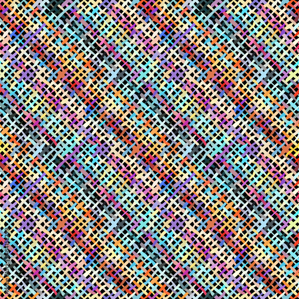 Aufkleber Imitation of a texture of rough canvas. Seamless pattern.