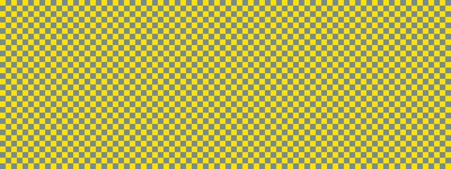 Checkerboard banner. Light Slate Grey and Yellow colors of checkerboard. Small squares, small cells. Chessboard, checkerboard texture. Squares pattern. Background.