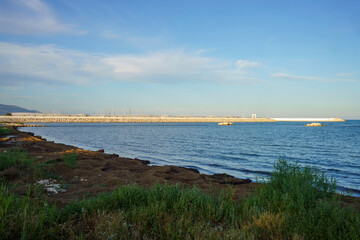 Obraz premium Coast of Manfredonia, Apulia, italy