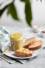 Homemade hummus