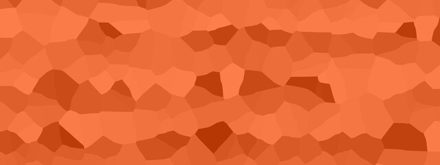 Banner of abstract geometrical background Orange-red color. Random pattern background. Texture Orange-red color pattern background.