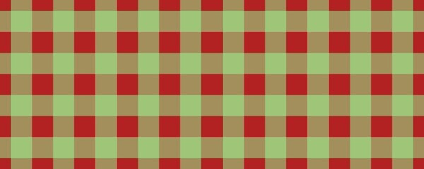 Banner, plaid pattern. Fire brick on Pale Green color. Tablecloth pattern. Texture. Seamless classic pattern background.
