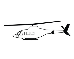 helicopter vector illustration