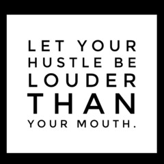 Hustle quote for successful life - Image.