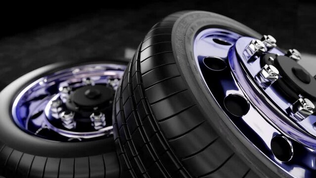 3D model of car wheel