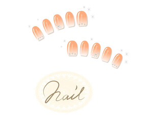 ネイルチップ　マニキュア