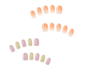 ネイルチップ　マニキュア