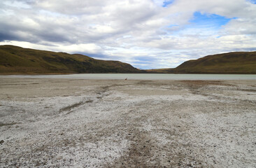 Fototapeta na wymiar The Amarga lagoon, Patagonia, Chile