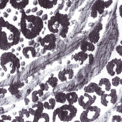 Retro Animal Print Leopard. Dark Wallpaper.