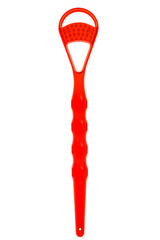 Freistreller Zungenreiniger vor weißer Hintergrund