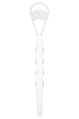 Freistreller Zungenreiniger vor weißer Hintergrund