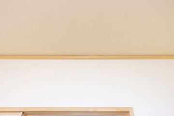 和室の天井と壁の境目