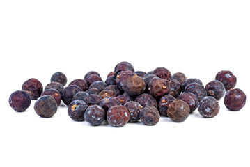 Herbs: small pile of dried red juniper and high juniper berries