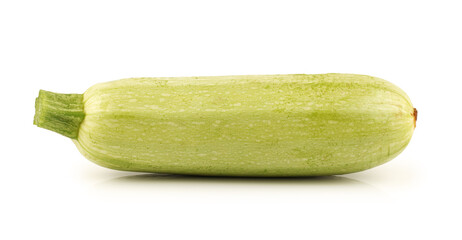 zucchini courgette isolated on white background 