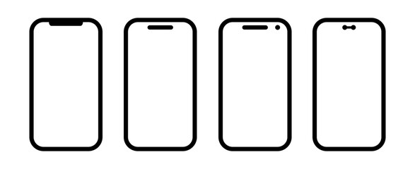 Smart Phone Icons Type