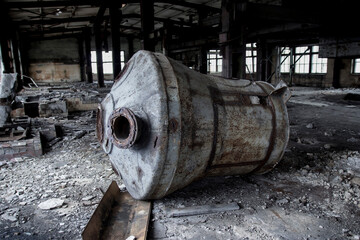 old abandoned factory