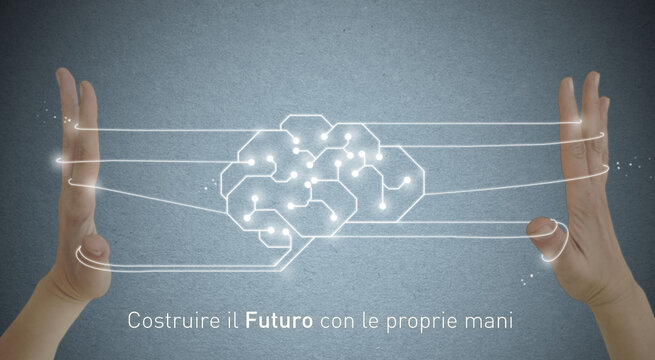 fili mani cervello gioco bambini mente progetto futuro cambiamento intelligenza ai