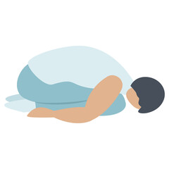 Yoga pose Design element People practicing yoga. Vector illustration Isolated on white background