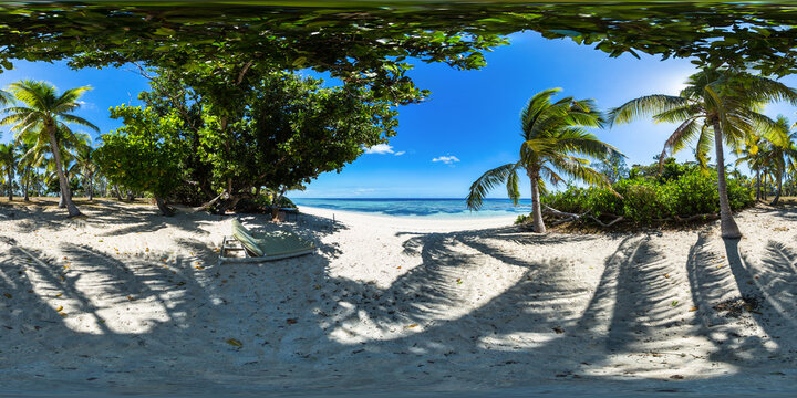 Relax at Mamanuca Beach from Vomo Island Resort - Vomo Island - Mamanuca Archipelago - Fiji Islands - Oceania