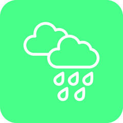 Rain Vector Icon Design Illustration