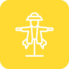 Scarecrow Vector Icon Design Illustration