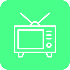 Television Vector Icon Design Illustration