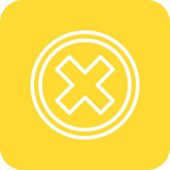 Close Vector Icon Design Illustration