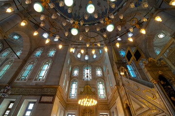 Ramadan in Istanbul. Ramadan background photo. Eyup Sultan Mosque.