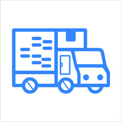 Heavy transport or lorry icon