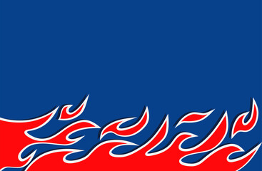 Obraz premium Simple background with flame pattern and some copy space area