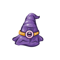 Witch Hat Cartoon Logo