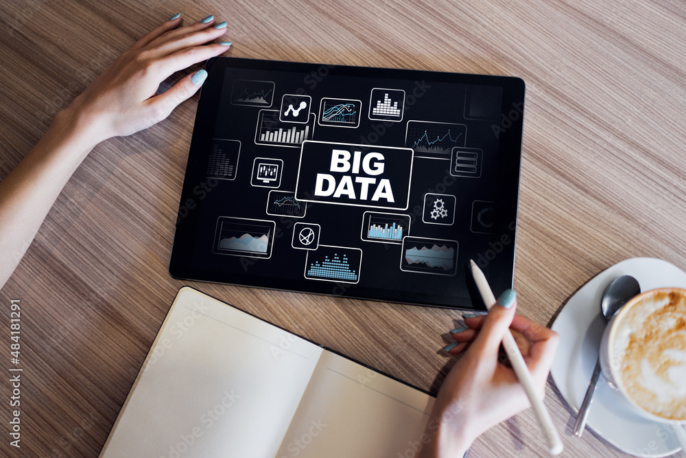 Aufkleber big data standard methods and tools complex to manipulate or interrogate. internet and technology co