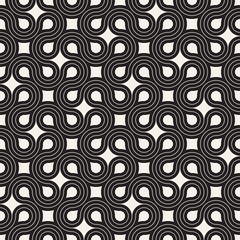Vector seamless pattern. Repeating geometric elements. Stylish background design.